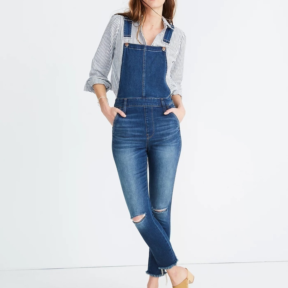 Madewell Roadtripper Overalls in Brodie Wash Size S